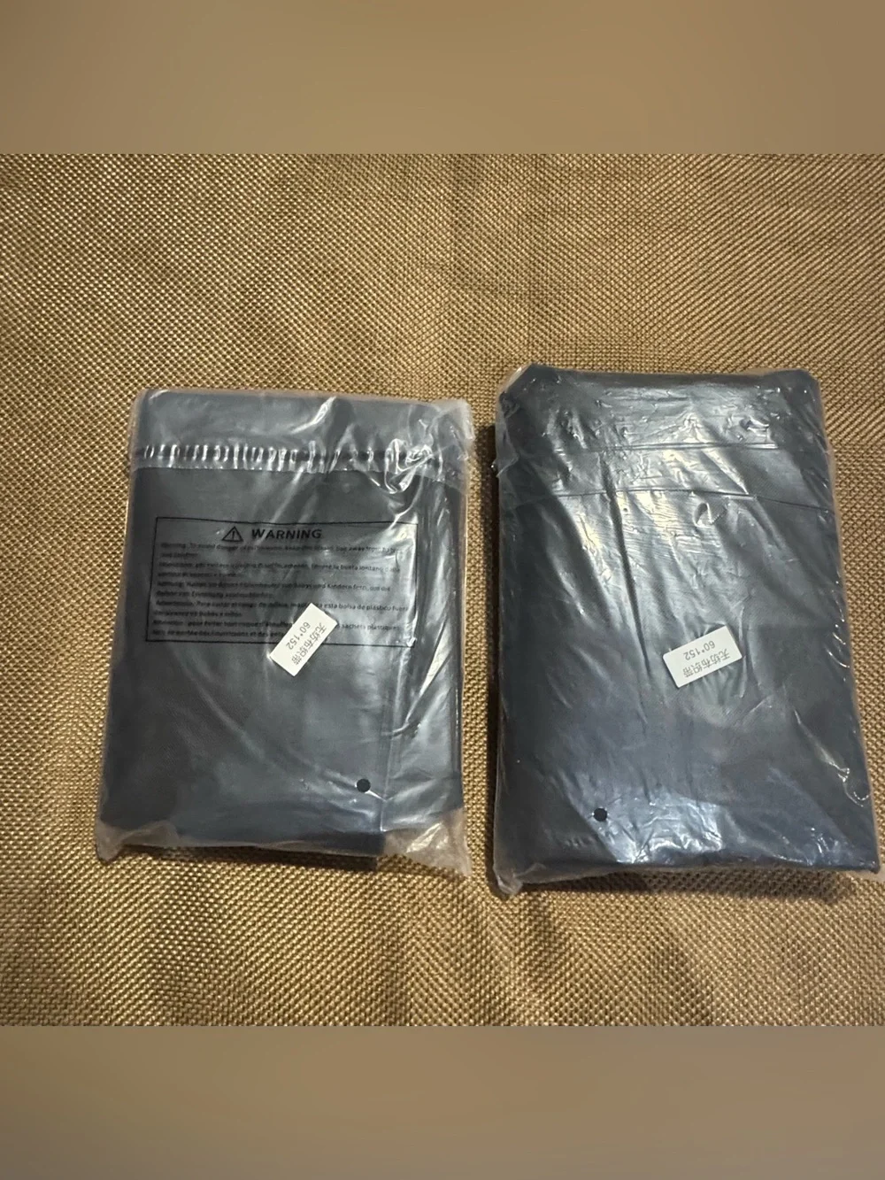 Two Black Hanging Garment Bags With Mesh Pockets. - Picture 14 of 14